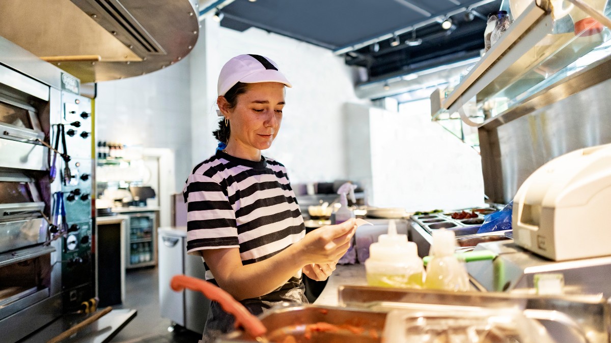 kitchen efficiency - chef in commercial kitchen
